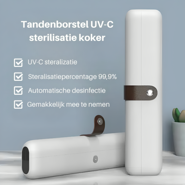 Luxe UV-Sterilisatie Tandenborstelkoker - Afbeelding 2